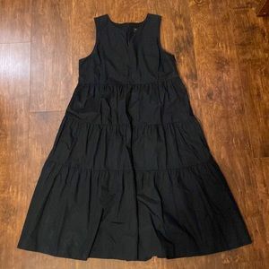 Black Tiered Maxi Dress